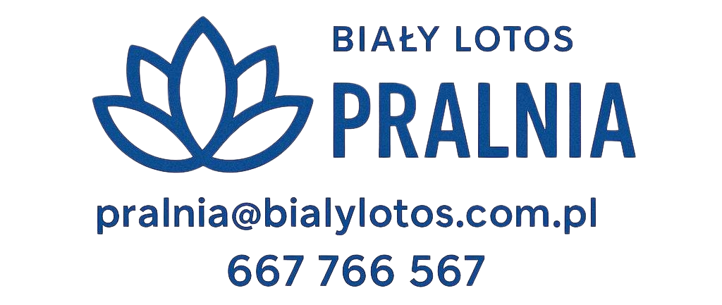 Logo Biały Lotos Pralnia